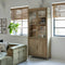 Riviera Maison Buffetkast eiken - Brescia Cabinet - Gerecycled Eikenhout, Gehard Glas - Bruin