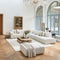 Riviera Maison Buffetkast eiken - Brescia Cabinet - Gerecycled Eikenhout, Gehard Glas - Bruin