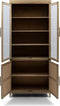 Riviera Maison Buffetkast eiken - Brescia Cabinet - Gerecycled Eikenhout, Gehard Glas - Bruin