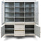 Riviera Maison Buffetkast, keukenkast groot - Bedford Cabinet XL - Mangohout, gehard Glas - Wit