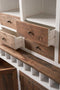 Riviera Maison Buffetkast Met Wijnrek - Driftwood Double Cabinet With Winerack - Wit