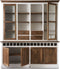 Riviera Maison Buffetkast Met Wijnrek - Driftwood Double Cabinet With Winerack - Wit