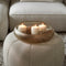 Riviera Maison Decoratieschaal Beige - Xiavieria Schaal Rond - Glas - (ØxH) 46x11