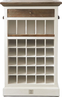 Riviera Maison Drankast - Wijnkast - Driftwood Barkast - Wit
