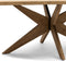 Riviera Maison Eettafel rechthoek - Portland Dining Table 230x100 - Gerecycled Eikenhout - Bruin
