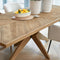 Riviera Maison Eettafel rechthoek - Portland Dining Table 230x100 - Gerecycled Eikenhout - Bruin