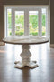 Riviera Maison Eettafel Rond 140 cm - Crossroad Ronde Eettafel - Wit
