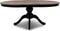 Riviera Maison Eettafel Uitschuifbaar - Le Marais Dining Table Extendable Dia 140/190 x 140 - Zwart - Gerecycled Eikenhout