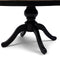 Riviera Maison Eettafel Uitschuifbaar - Le Marais Dining Table Extendable Dia 140/190 x 140 - Zwart - Gerecycled Eikenhout