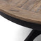 Riviera Maison Eettafel Uitschuifbaar - Le Marais Dining Table Extendable Dia 140/190 x 140 - Zwart - Gerecycled Eikenhout