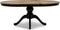 Riviera Maison Eettafel Uitschuifbaar - Le Marais Dining Table Extendable Dia 140/190 x 140 - Zwart - Gerecycled Eikenhout