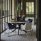 Riviera Maison Eettafel Uitschuifbaar - Le Marais Dining Table Extendable Dia 140/190 x 140 - Zwart - Gerecycled Eikenhout