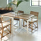 Riviera Maison Eettafel Uitschuifbaar - Wooster Street Dining Table Extendable - 80x70/200 cm - Wit