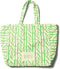 Riviera Maison Katoen en draagtas, Stevige Schoudertas met RM print - RM Monogram Tote Bag - Groen - Katoen