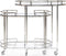 Riviera Maison Keukentrolley - Drankbar - Crosby Street Bar Cart - Set Van 2 Stuks - Zilver