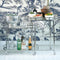 Riviera Maison Keukentrolley - Drankbar - Crosby Street Bar Cart - Set Van 2 Stuks - Zilver