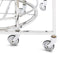 Riviera Maison Keukentrolley - Drankbar - Crosby Street Bar Cart - Set Van 2 Stuks - Zilver