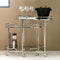 Riviera Maison Keukentrolley - Drankbar - Crosby Street Bar Cart - Set Van 2 Stuks - Zilver