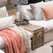 Riviera Maison Opbergkist - Dekenkist - Rustic Rattan Cobblers Wharf Trunk - 90x40 cm - Bruin