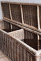 Riviera Maison Opbergkist - Dekenkist - Rustic Rattan Cobblers Wharf Trunk - 160x40 cm - Bruin