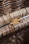 Riviera Maison Opbergkist - Dekenkist - Rustic Rattan Cobblers Wharf Trunk - 160x40 cm - Bruin