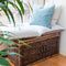 Riviera Maison Opbergkist - Dekenkist - Rustic Rattan Cobblers Wharf Trunk - 90x40 cm - Bruin