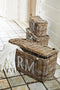 Riviera Maison Opbergmanden Met Deksel - Rustic Rattan Classic RM Basket - Bruin - Set 3 Stuks