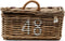 Riviera Maison Opbergmanden Met Deksel - Rustic Rattan Classic RM Basket - Bruin - Set 3 Stuks