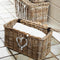Riviera Maison Opbergmanden Met Deksel - Rustic Rattan Classic RM Basket - Bruin - Set 3 Stuks