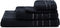 Rivièra Maison RM Elegant Towel black 140x70 set van 2
