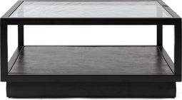 Riviera Maison Salontafel - Roger Coffee Table - Zwart - Mangohout