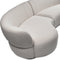 Riviera Maison San Remo Sofa Arm Left 2,5 Seater, bouclé, natural grey
