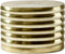 Riviera Maison Times Square Pouf - Poef - Aluminium - Goud