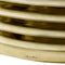 Riviera Maison Times Square Pouf - Poef - Aluminium - Goud