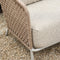 Riviera Maison Tuinbank weerbestendig - Sanur Outdoor Sofa - Stro, IJzer - Beige