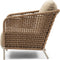 Riviera Maison Tuinstoel buiten - Sanur Outdoor Lounge Chair - Stro, IJzer - Beige
