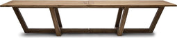 Riviera Maison Tuintafel Hout - Tanjung Outdoor Dining Table - 400x100 cm - Bruin