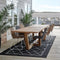 Riviera Maison Tuintafel Hout - Tanjung Outdoor Dining Table - 400x100 cm - Bruin
