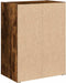 vidaXL - Boekenkast - 40x24x52 - cm - bewerkt - hout - gerookt - eikenkleurig