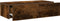 vidaXL - Wandschap - met - lades - 60x26,5x15 - cm - bewerkt - hout - gerookt - eiken