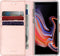 Accezz Hoesje Geschikt voor Samsung Galaxy Note 9 Hoesje Met Pasjeshouder - Accezz Wallet Softcase Bookcase - Roze
