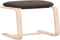 vidaXL - Voetenbank - 51x41x40 - cm - stof - donkergrijs