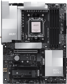 MSI PRO X870E-P WIFI - Moederbord - AMD AM5 - Wi-Fi 6 - Zwart/Wit