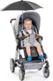 Reer ShineSafe - Kinderwagen Parasol - UV-bescherming 50+ - Zwart