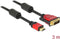 DeLOCK premium DVI-D Single Link - HDMI kabel - 3 meter - zwart