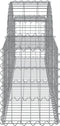 vidaXL - Schanskorven - 10 - st - gewelfd - 200x30x40/60 - cm - gegalvaniseerd - ijzer