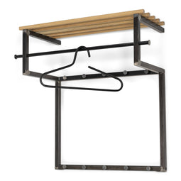 RIZZOLI Wandkapstok - Blacksmith / Eiken