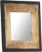 vidaXL - Spiegel - 50x50 - cm - massief - mangohout