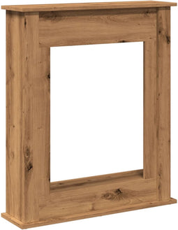 vidaXL - Haardombouw - 75x20x87,5 - cm - bewerkt - hout - artisanaal - eikenkleurig