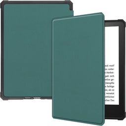 Lunso - sleepcover hoes - Geschikt voor Kindle Paperwhite 2021 (6.8 inch) - Groen